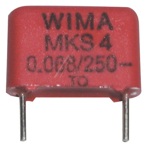 Wima Mks4 Pulse Capacitor - 0 068uf-250v Mks4f026803c00kssd Mks4-capacitor Rm=10mm -rohs-compliant-